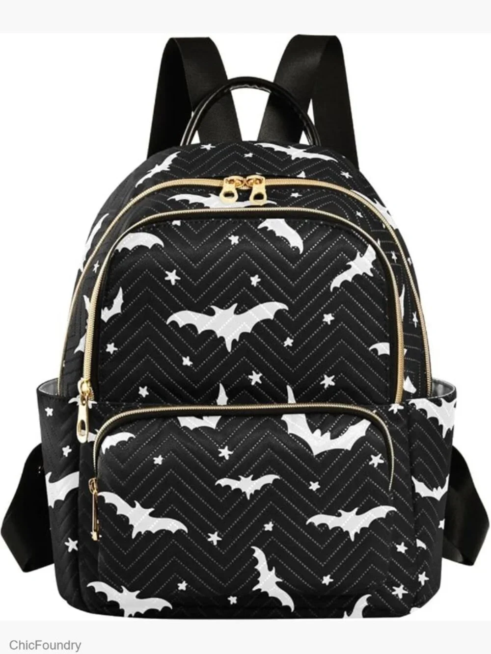 Halloween Bat Mini Backpack Fashion Backpack Purse for Women Handbag Shoulder